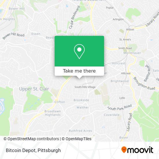Mapa de Bitcoin Depot