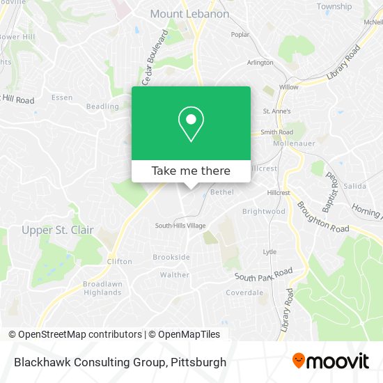 Mapa de Blackhawk Consulting Group