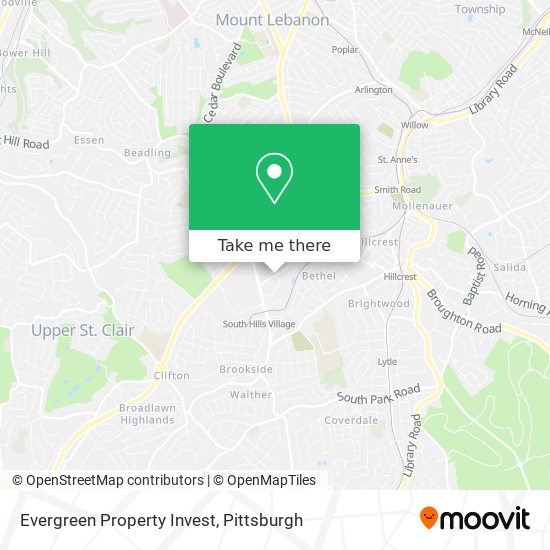 Evergreen Property Invest map