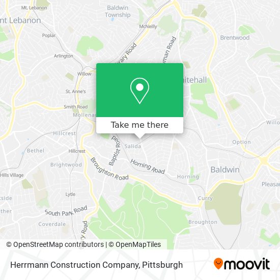 Mapa de Herrmann Construction Company