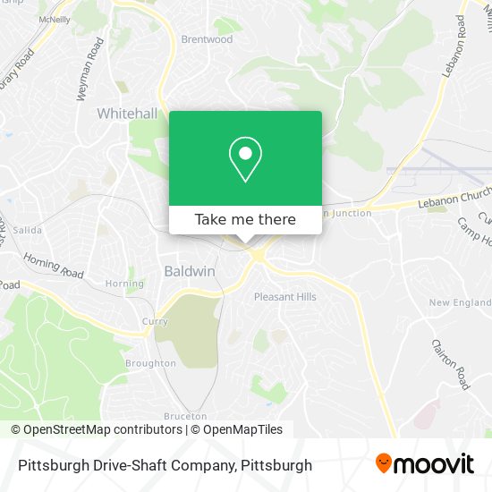 Mapa de Pittsburgh Drive-Shaft Company