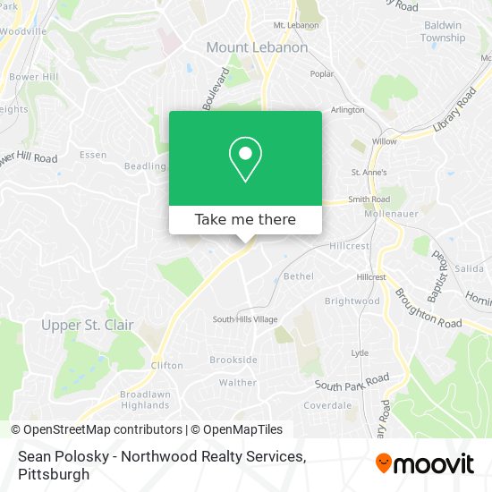 Mapa de Sean Polosky - Northwood Realty Services