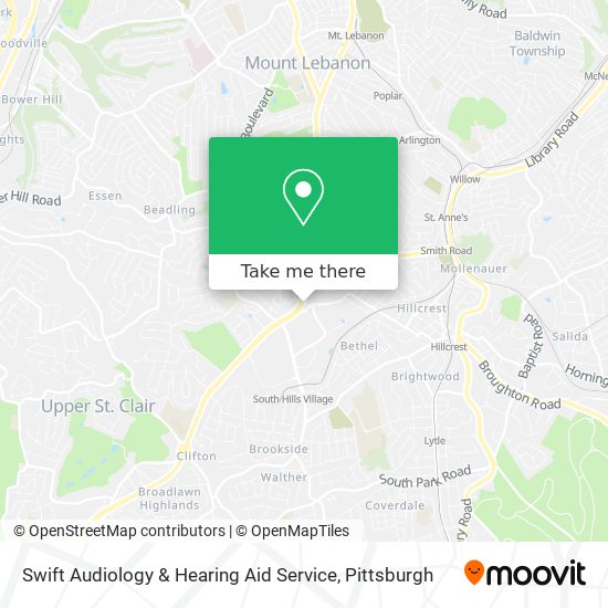 Mapa de Swift Audiology & Hearing Aid Service