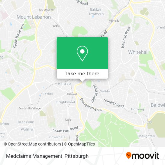 Medclaims Management map