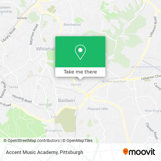 Accent Music Academy map