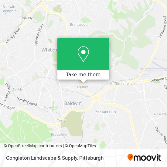 Congleton Landscape & Supply map