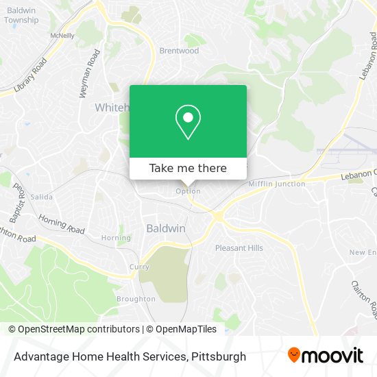 Mapa de Advantage Home Health Services