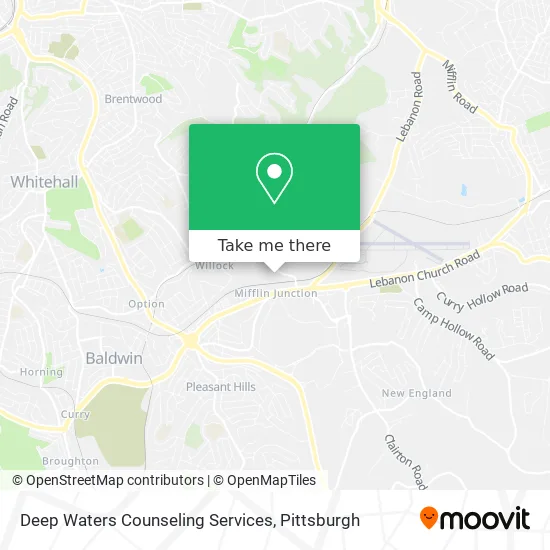 Deep Waters Counseling Services map