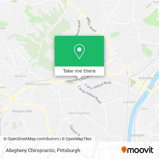 Mapa de Allegheny Chiropractic