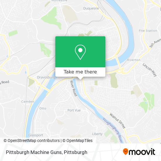 Mapa de Pittsburgh Machine Guns