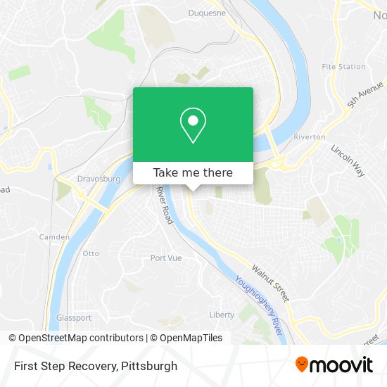 First Step Recovery map