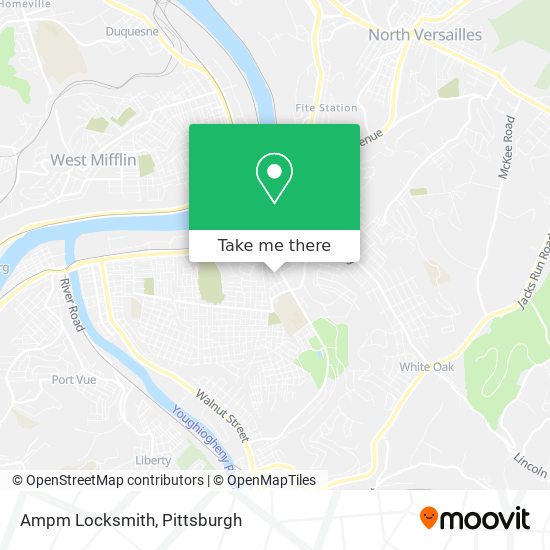 Ampm Locksmith map