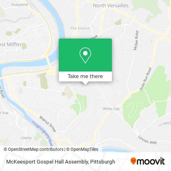 Mapa de McKeesport Gospel Hall Assembly