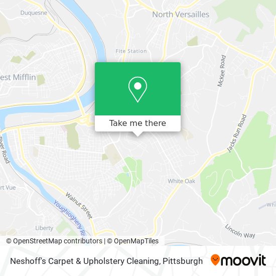 Neshoff's Carpet & Upholstery Cleaning map