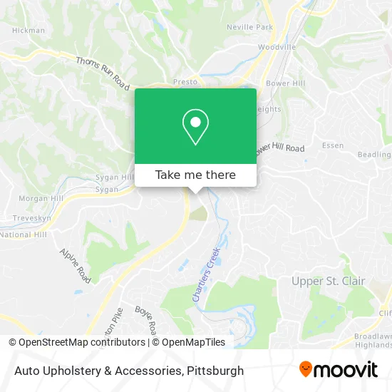 Auto Upholstery & Accessories map