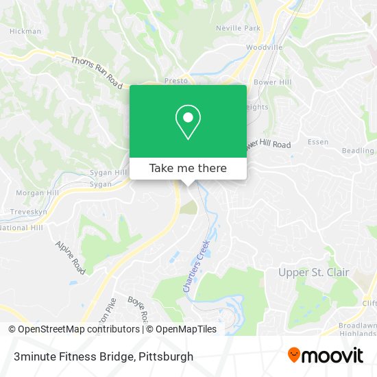 Mapa de 3minute Fitness Bridge