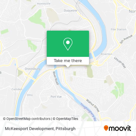 Mapa de McKeesport Development