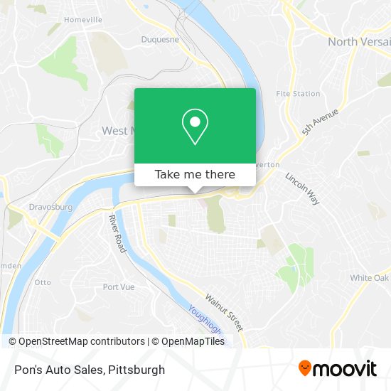 Pon's Auto Sales map