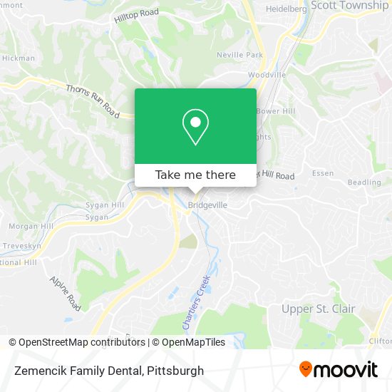 Zemencik Family Dental map