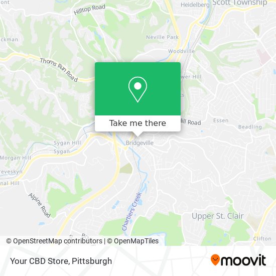 Mapa de Your CBD Store