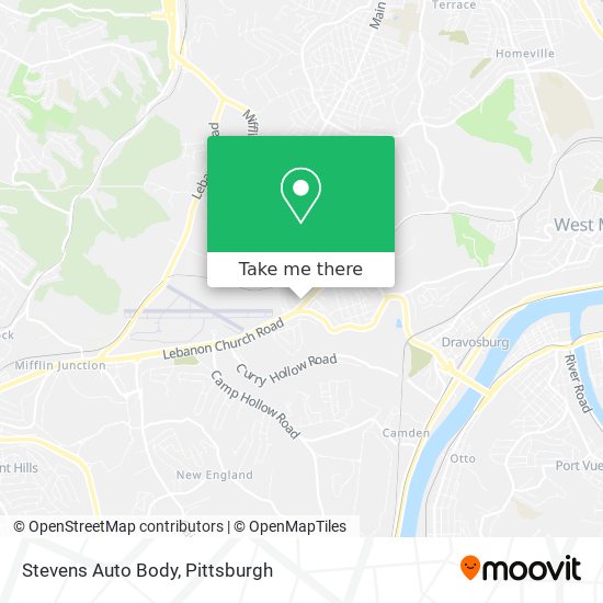 Mapa de Stevens Auto Body