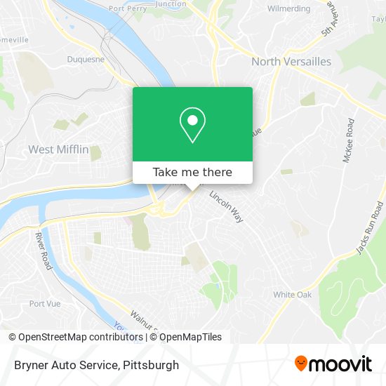 Mapa de Bryner Auto Service