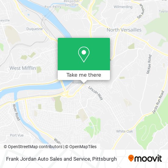 Mapa de Frank Jordan Auto Sales and Service