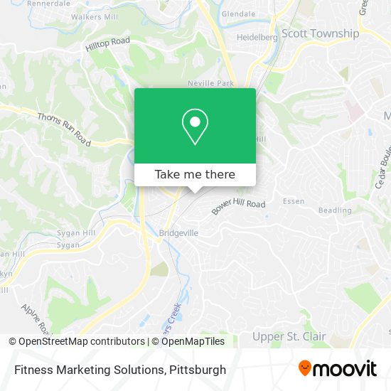 Fitness Marketing Solutions map