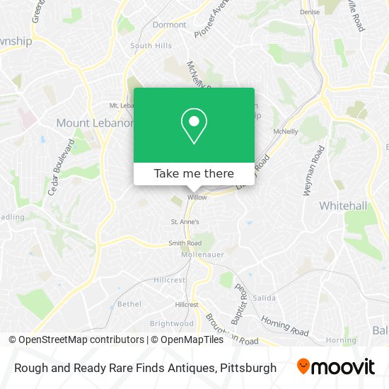 Mapa de Rough and Ready Rare Finds Antiques