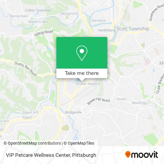 Mapa de VIP Petcare Wellness Center