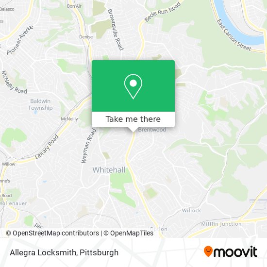 Allegra Locksmith map