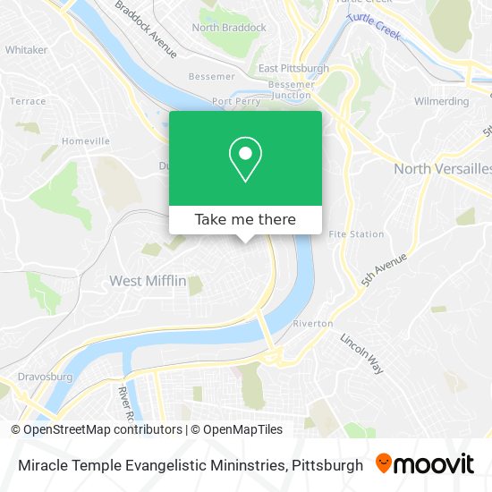 Miracle Temple Evangelistic Mininstries map
