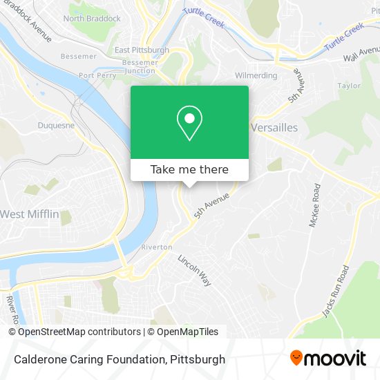 Mapa de Calderone Caring Foundation