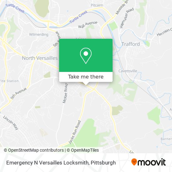 Emergency N Versailles Locksmith map