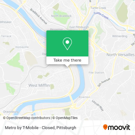 Metro by T-Mobile - Closed map