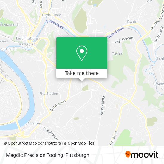 Magdic Precision Tooling map