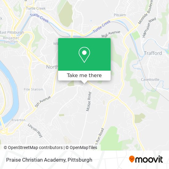 Praise Christian Academy map