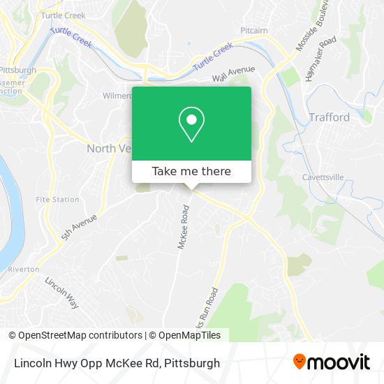 Mapa de Lincoln Hwy Opp McKee Rd
