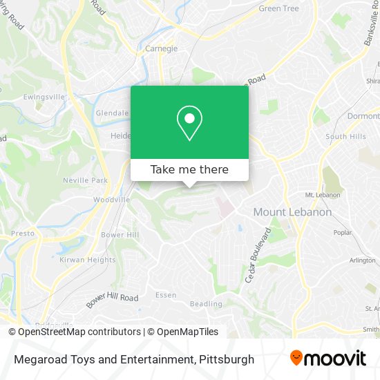 Megaroad Toys and Entertainment map