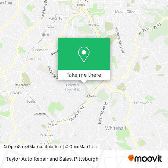 Mapa de Taylor Auto Repair and Sales