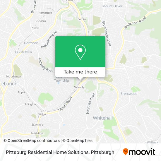 Pittsburg Residential Home Solutions map