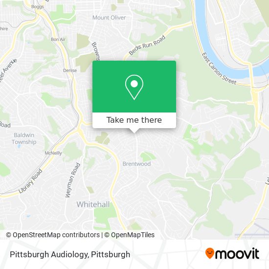 Mapa de Pittsburgh Audiology