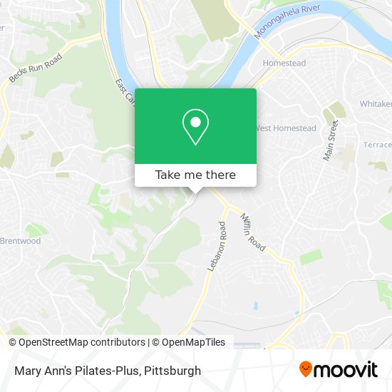 Mary Ann's Pilates-Plus map