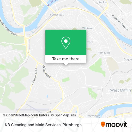 KB Cleaning and Maid Services map