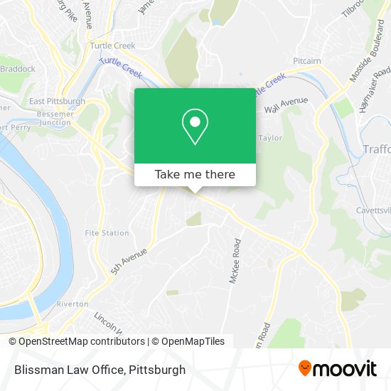 Blissman Law Office map