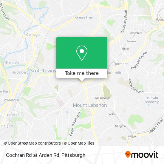 Mapa de Cochran Rd at Arden Rd
