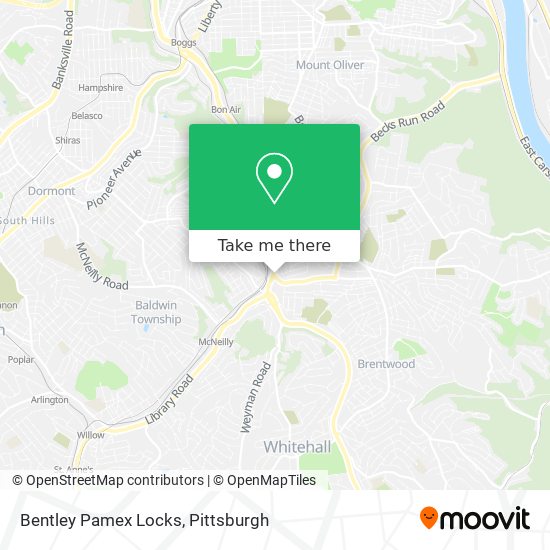 Bentley Pamex Locks map