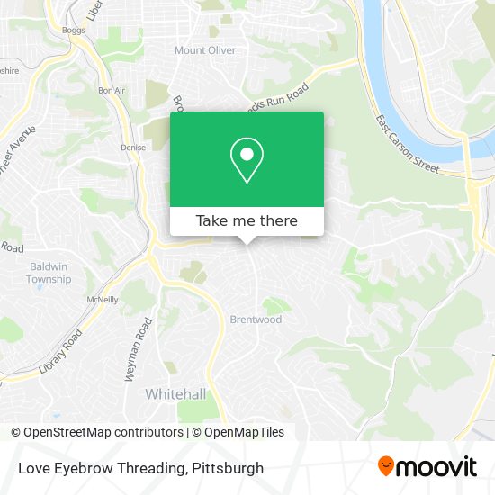 Love Eyebrow Threading map