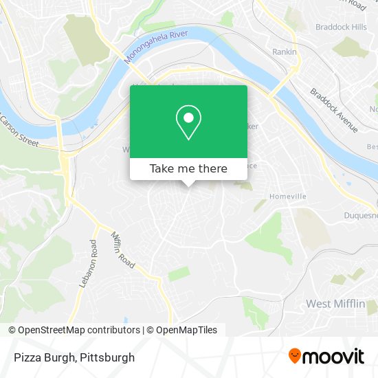 Pizza Burgh map