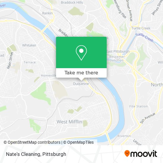 Nate's Cleaning map